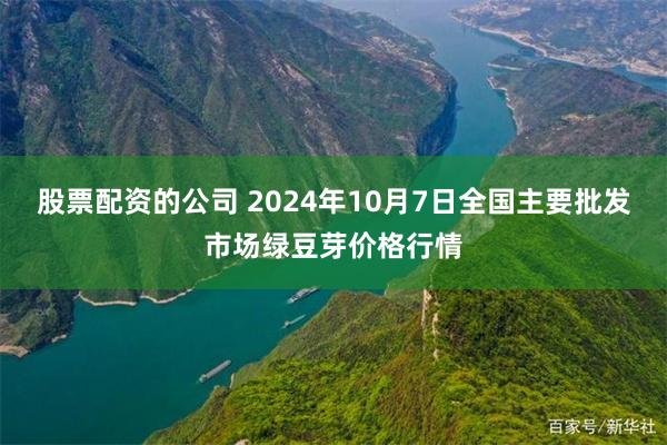 股票配资的公司 2024年10月7日全国主要批发市场绿豆芽价格行情