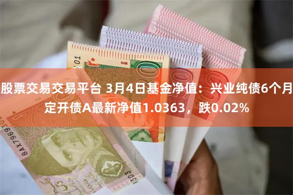 股票交易交易平台 3月4日基金净值：兴业纯债6个月定开债A最新净值1.0363，跌0.02%